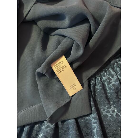 Rebecca Minkoff Blue Tiered Mini Dress Size Small - Picture 6 of 9